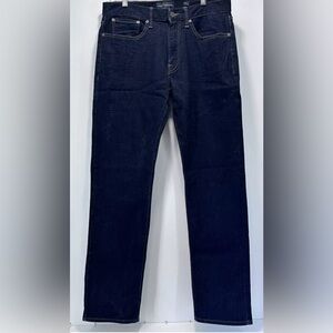 Lucky Brand 121 Jeans Mens 32x32 Slim Straight Dark Wash Blue Stretch‎ Denim